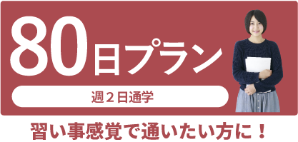 習い事感覚で!80日プラン